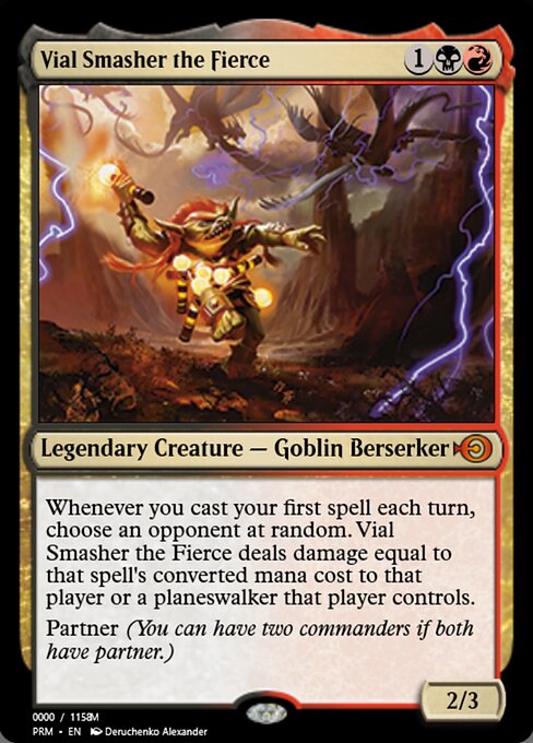 Vial Smasher the Fierce — Magic Online Promos #86182, art by Deruchenko Alexander
