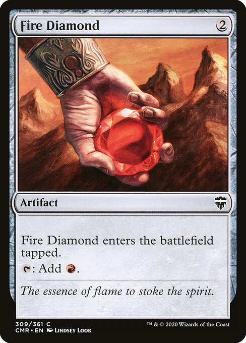 Fire Diamond — Commander Legends #309, art by Lindsey Look