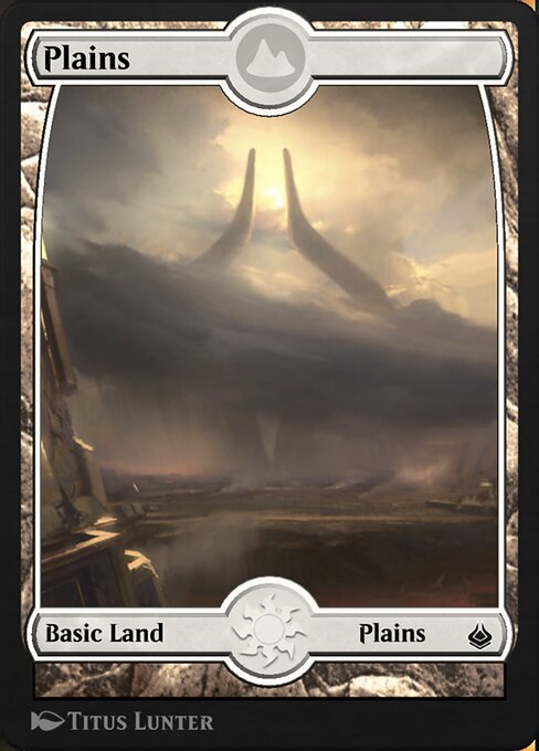 Plains — Amonkhet Remastered #324, art by Titus Lunter