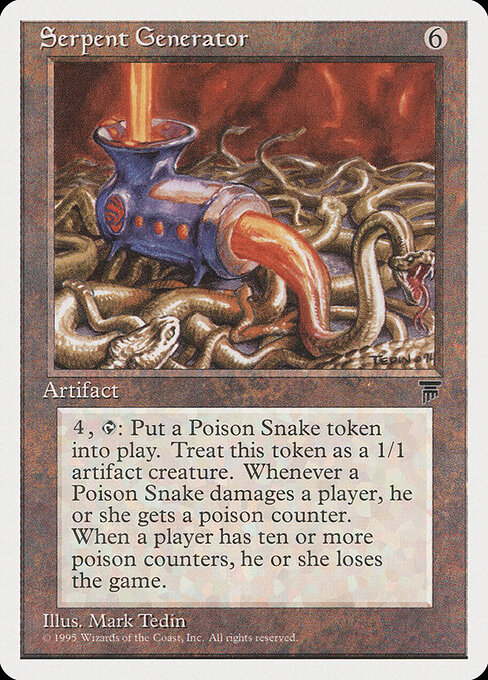 Serpent Generator — Chronicles #108, art by Mark Tedin