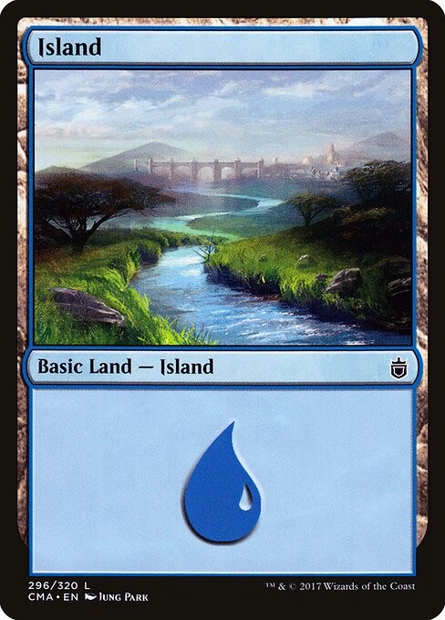 Island — Commander Anthology #296, art by Jung Park