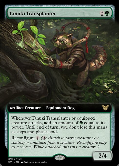 Tanuki Transplanter — Magic Online Promos #98045, art by Oleksandr Kozachenko
