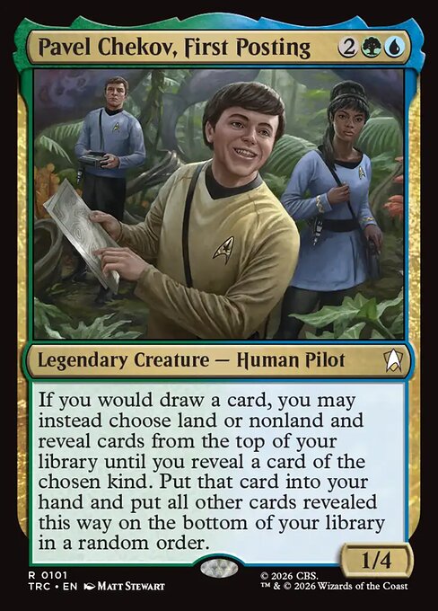 Pavel Chekov, First Posting