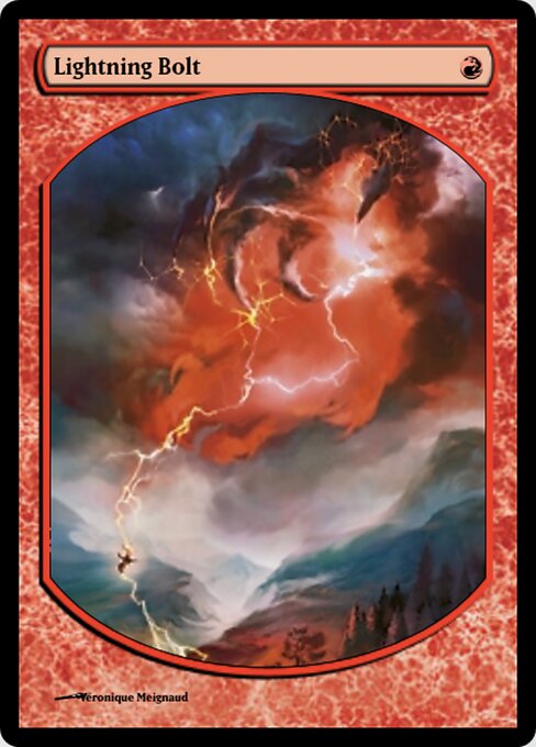 Lightning Bolt — Magic Online Promos #36224, art by Véronique Meignaud