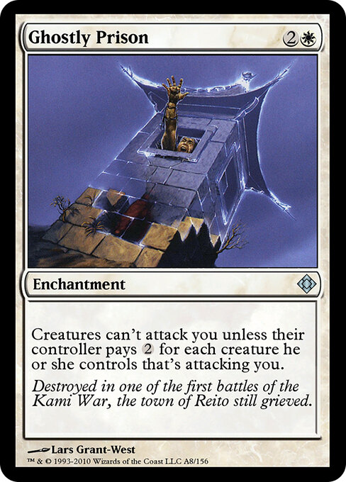 Ghostly Prison — Magic Online Theme Decks #A8, art by Lars Grant-West