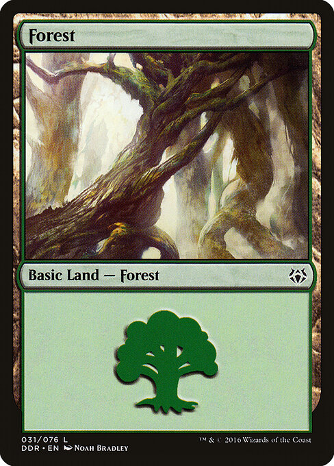 Forest — Duel Decks: Nissa vs. Ob Nixilis #31, art by Noah Bradley