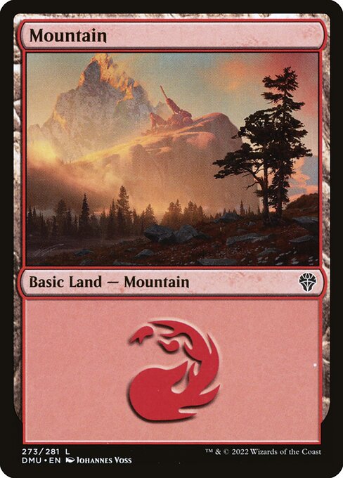 Mountain — Dominaria United #273, art by Johannes Voss