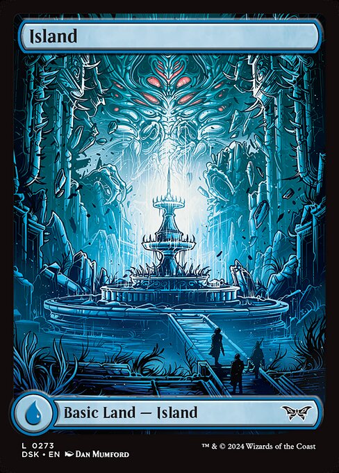 Island — Duskmourn: House of Horror #273, art by Dan Mumford
