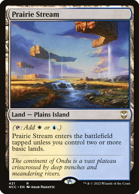 Prairie Stream — New Capenna Commander #421, art by Adam Paquette