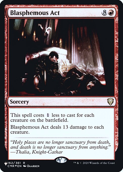 Blasphemous Act — The List #CMR-162, art by Daarken