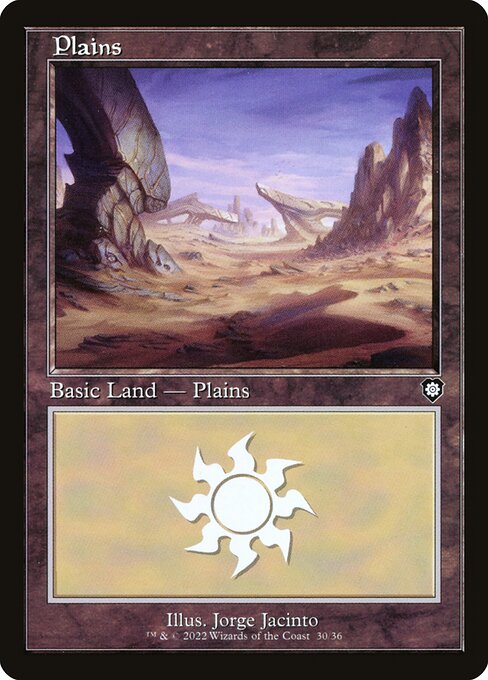 Plains — The Brothers' War Commander #30, art by Jorge Jacinto