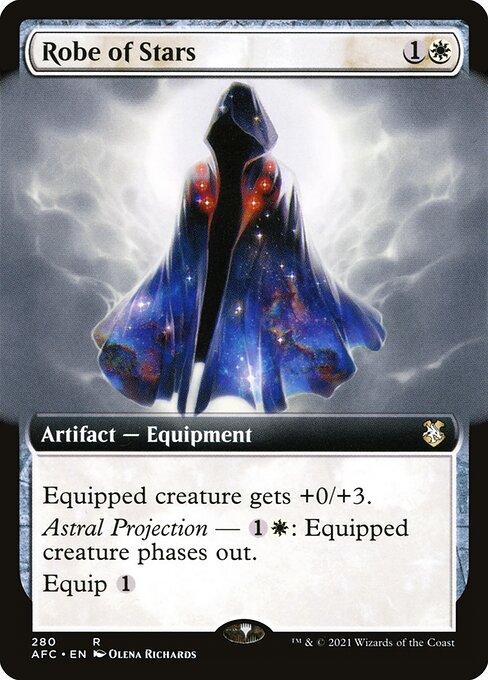 Robe of Stars — Forgotten Realms Commander #280, art by Olena Richards