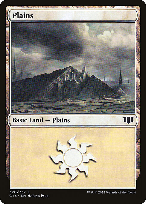 Plains — Commander 2014 #320, art by Jung Park