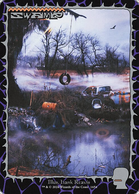Swamp — Secret Lair Drop #1654, art by Hank Reavis