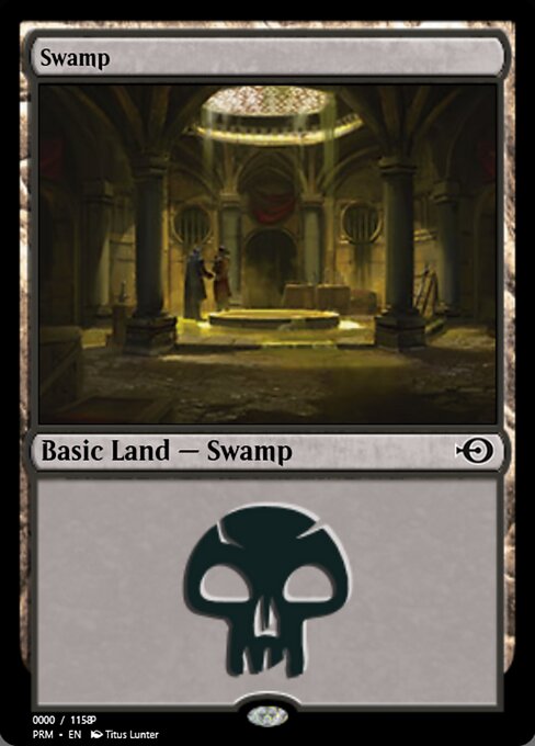 Swamp — Magic Online Promos #81886, art by Titus Lunter