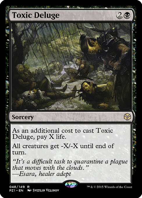 Toxic Deluge — Legendary Cube Prize Pack #48, art by Svetlin Velinov