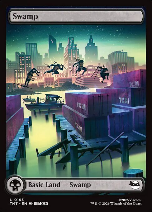 Swamp — Teenage Mutant Ninja Turtles #193, art by BEMOCS