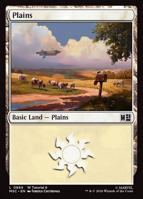 Plains — Marvel Super Heroes Commander #869, art by Jurijus Chitrovas