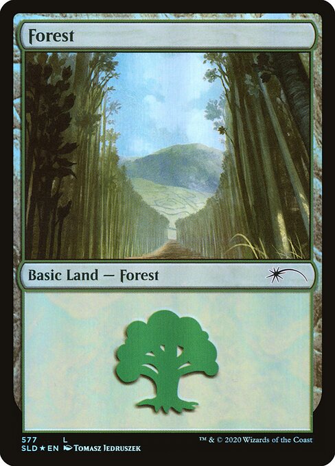 Forest — Secret Lair Drop #577, art by Tomasz Jedruszek
