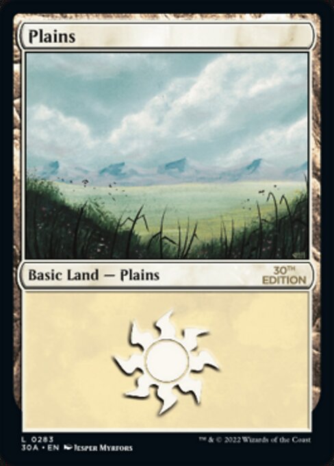 Plains — 30th Anniversary Edition #283, art by Jesper Myrfors