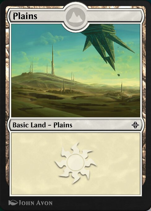 Plains — MTG Arena Promos #221, art by John Avon