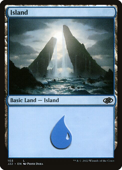Island — Jumpstart 2022 #103, art by Piotr Dura