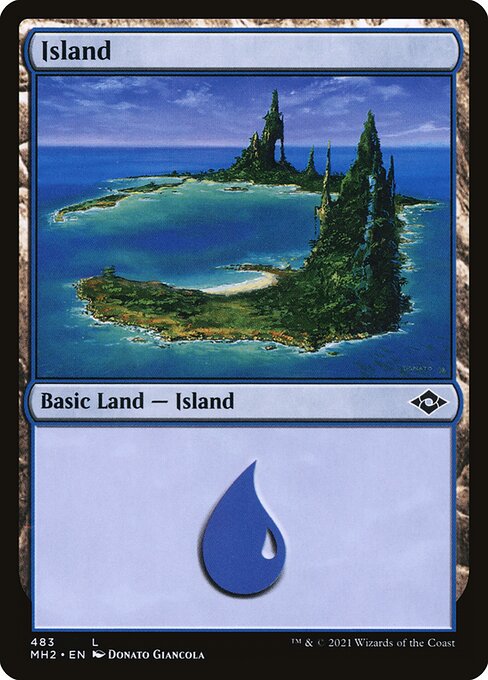 Island — Modern Horizons 2 #483, art by Donato Giancola