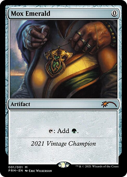 Mox Emerald — Vintage Championship #2021A, art by Eric Wilkerson
