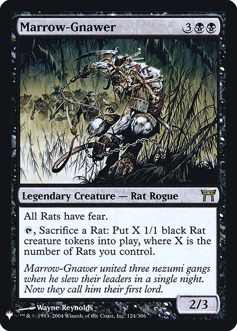 Marrow-Gnawer — The List #CHK-124, art by Wayne Reynolds