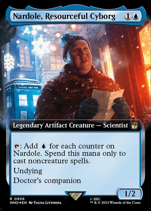 Nardole, Resourceful Cyborg — Doctor Who #956, art by Yuliya Litvinova