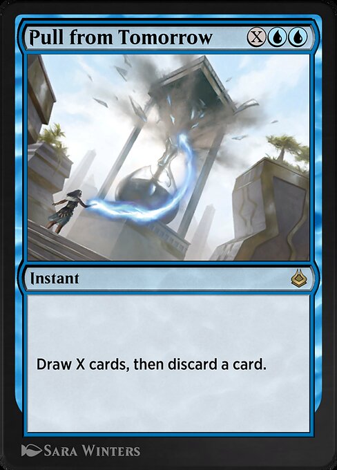 Pull from Tomorrow — Amonkhet Remastered #74, art by Sara Winters
