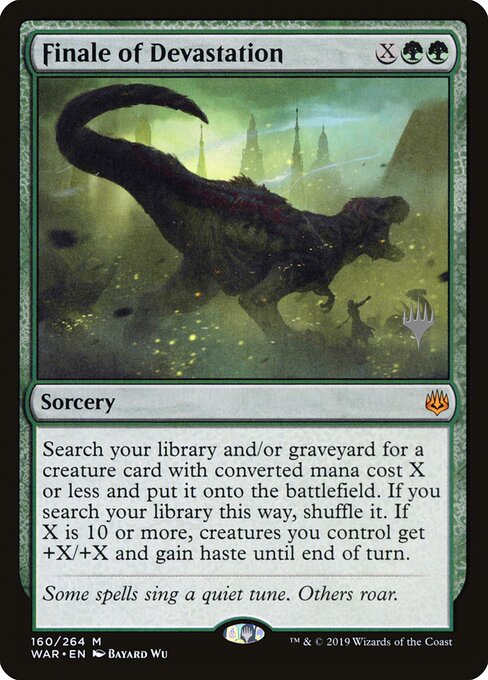 Finale of Devastation — War of the Spark Promos #160p, art by Bayard Wu