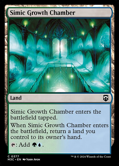 Simic Growth Chamber — Modern Horizons 3 Commander #377, art by John Avon