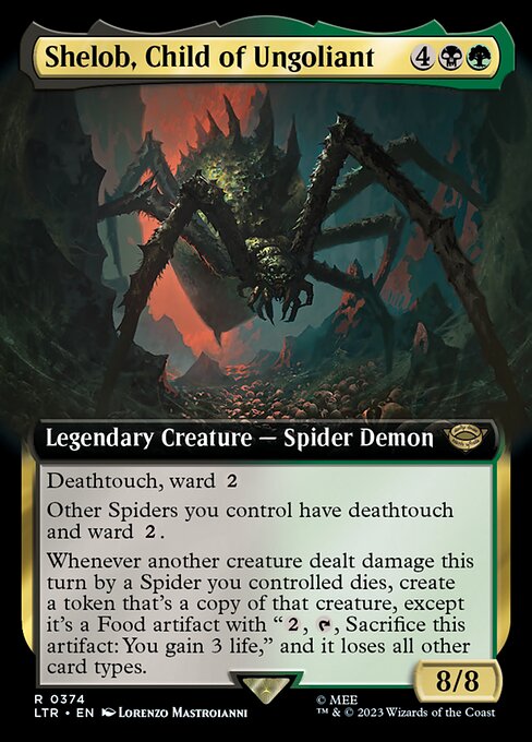 Shelob, Child of Ungoliant — The Lord of the Rings: Tales of Middle-earth #374, art by Lorenzo Mastroianni
