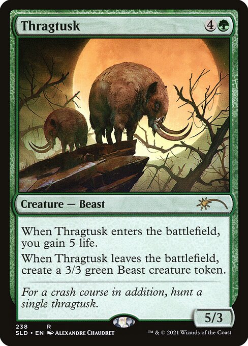 Thragtusk — Secret Lair Drop #238, art by Alexandre Chaudret