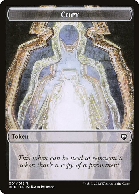 Copy — The Brothers' War Commander Tokens #1, art by David Palumbo