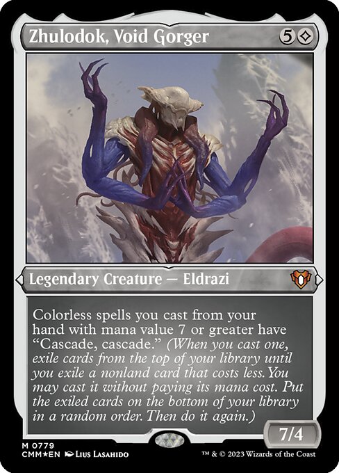 Zhulodok, Void Gorger — Commander Masters #779, art by Lius Lasahido
