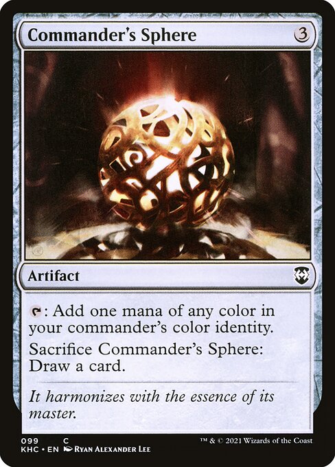Commander's Sphere — Kaldheim Commander #99, art by Ryan Alexander Lee