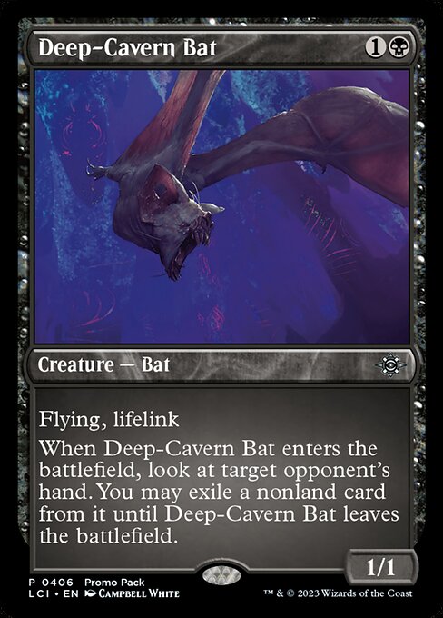 Deep-Cavern Bat — The Lost Caverns of Ixalan #406, art by Campbell White