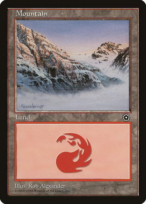 Mountain — Portal Second Age #161, art by Rob Alexander