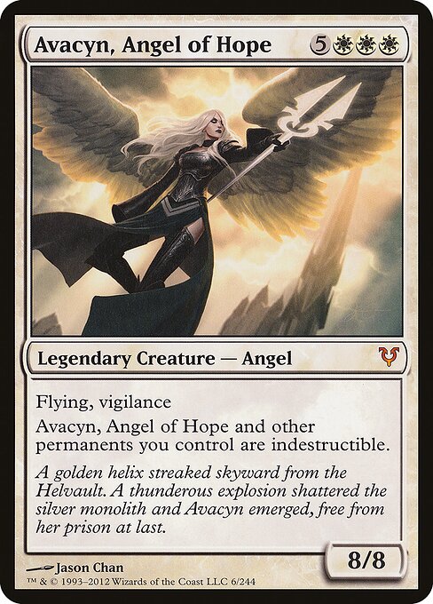 Avacyn, Angel of Hope — Open the Helvault #6, art by Jason Chan