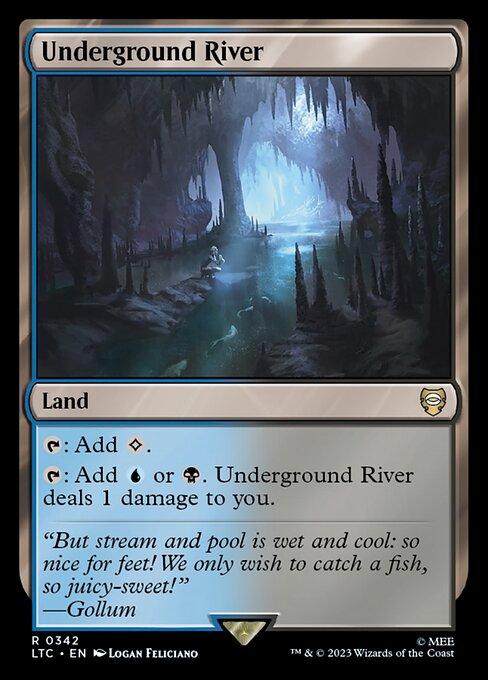 Underground River — Tales of Middle-earth Commander #342, art by Logan Feliciano