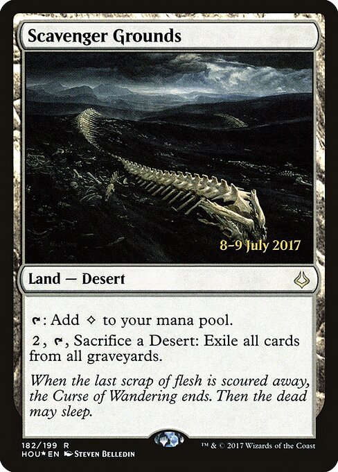 Scavenger Grounds — Hour of Devastation Promos #182s, art by Steven Belledin