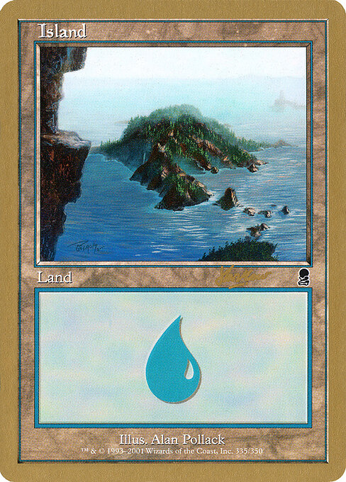 Island — World Championship Decks 2002 #shh335, art by Alan Pollack