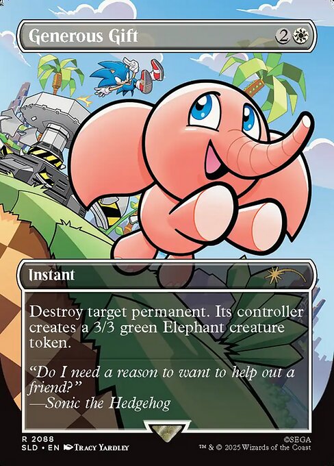 Generous Gift — Secret Lair Drop #2088, art by Tracy Yardley