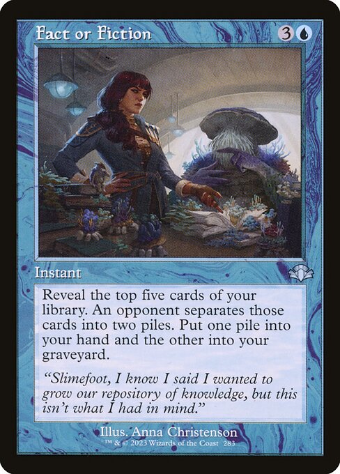 Fact or Fiction — Dominaria Remastered #283, art by Anna Christenson