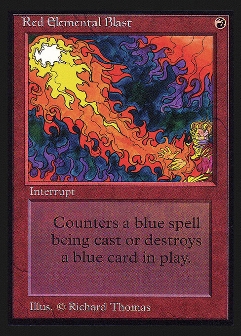 Red Elemental Blast — Collectors' Edition #170, art by Richard Thomas
