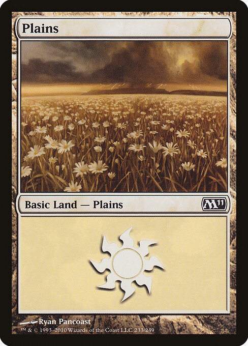 Plains — Magic 2011 #233, art by Ryan Pancoast