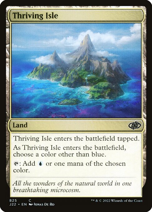 Thriving Isle — Jumpstart 2022 #825, art by Jonas De Ro