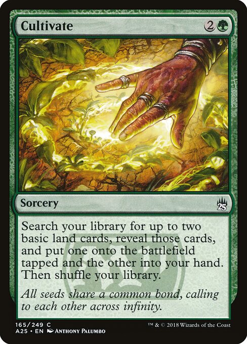 Cultivate — Masters 25 #165, art by Anthony Palumbo
